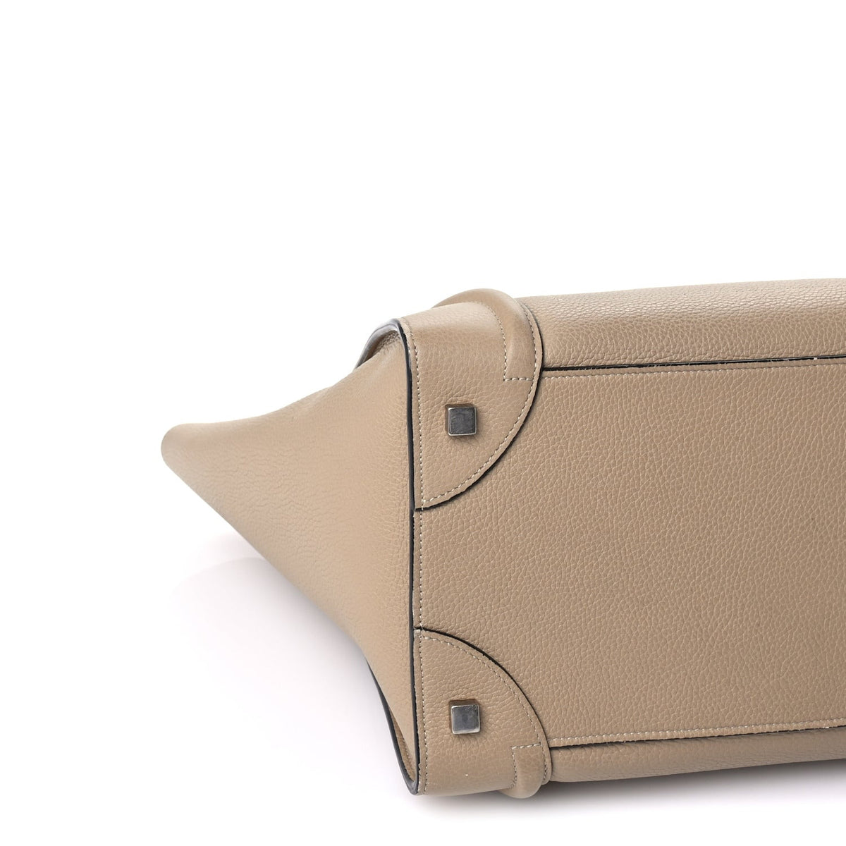 Drummed Calfskin Mini Luggage Dune