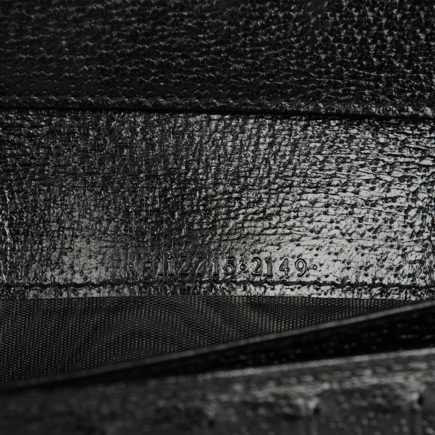 Monogram Metal Bar Continental Wallet Black