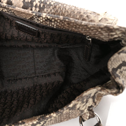 Christian Dior Snakeskin Saint Germain Bag Beige 4 of 8
