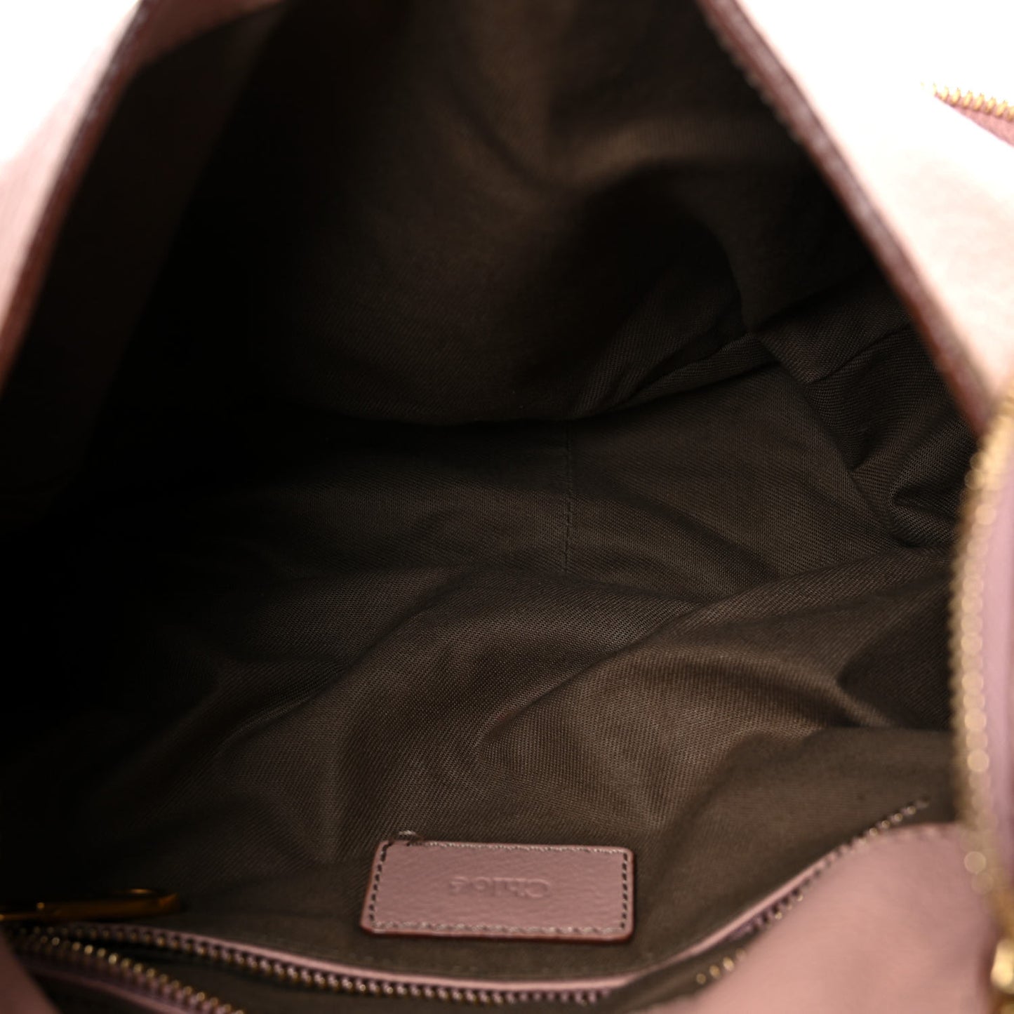 Calfskin Medium Marcie Round Zip Crossbody Blush Nude
