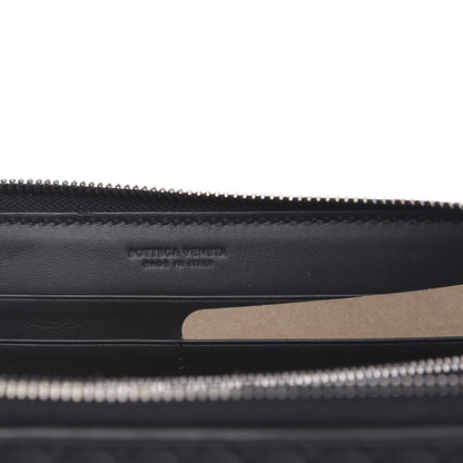 Bottega Veneta Nappa Intrecciato Zip Around Wallet Black 5 of 8