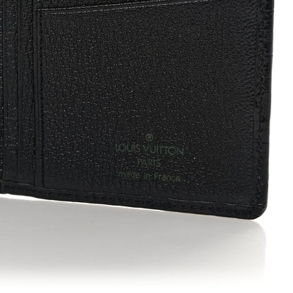 Louis Vuitton Crocodile Brazza Wallet Black 6 of 7