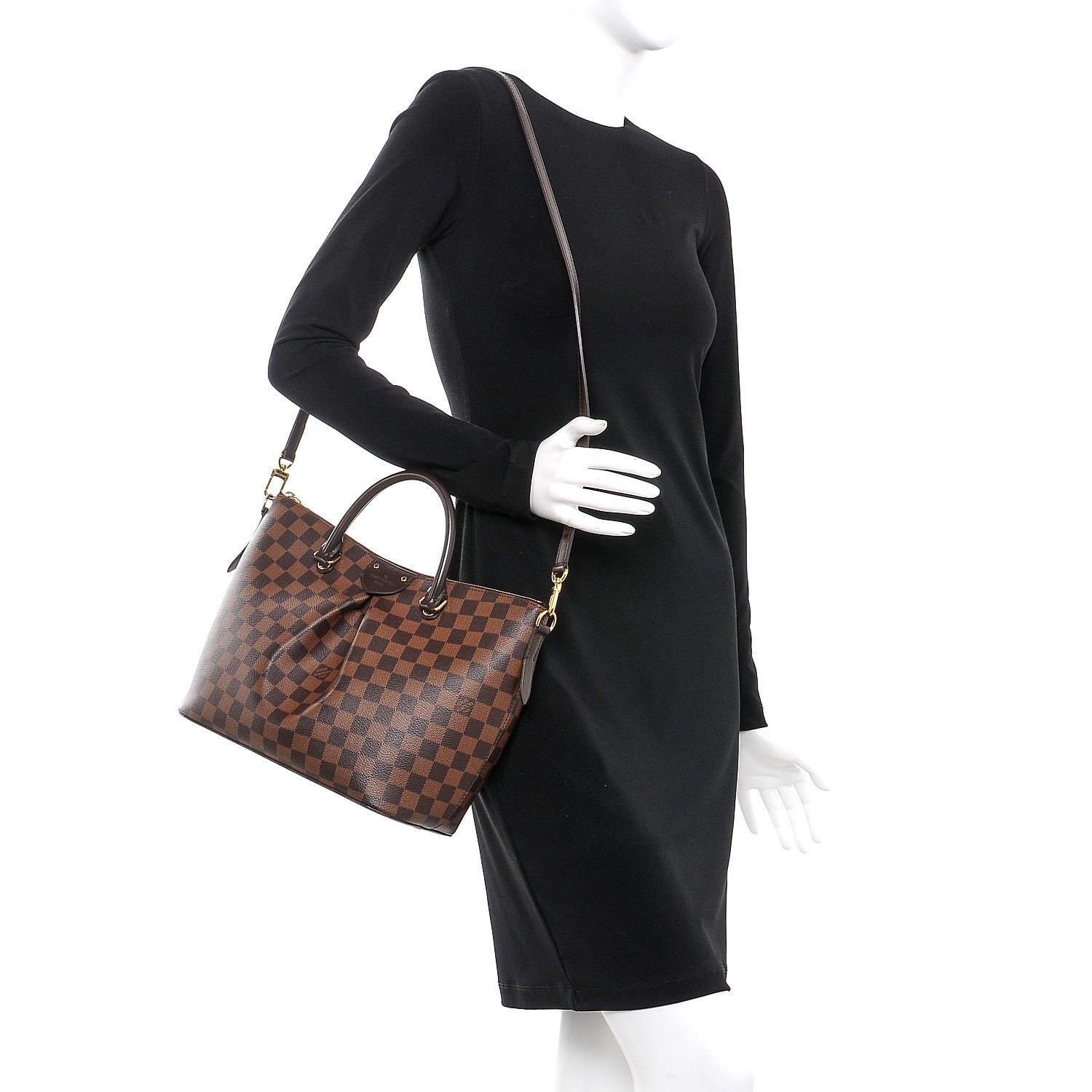 Louis Vuitton Damier Ebene Siena MM 2 of 7