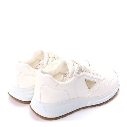 Prada Nappa Metal Triangle Logo Mens Prax 01 45mm Sneakers 42.5  Avorio 5 of 10