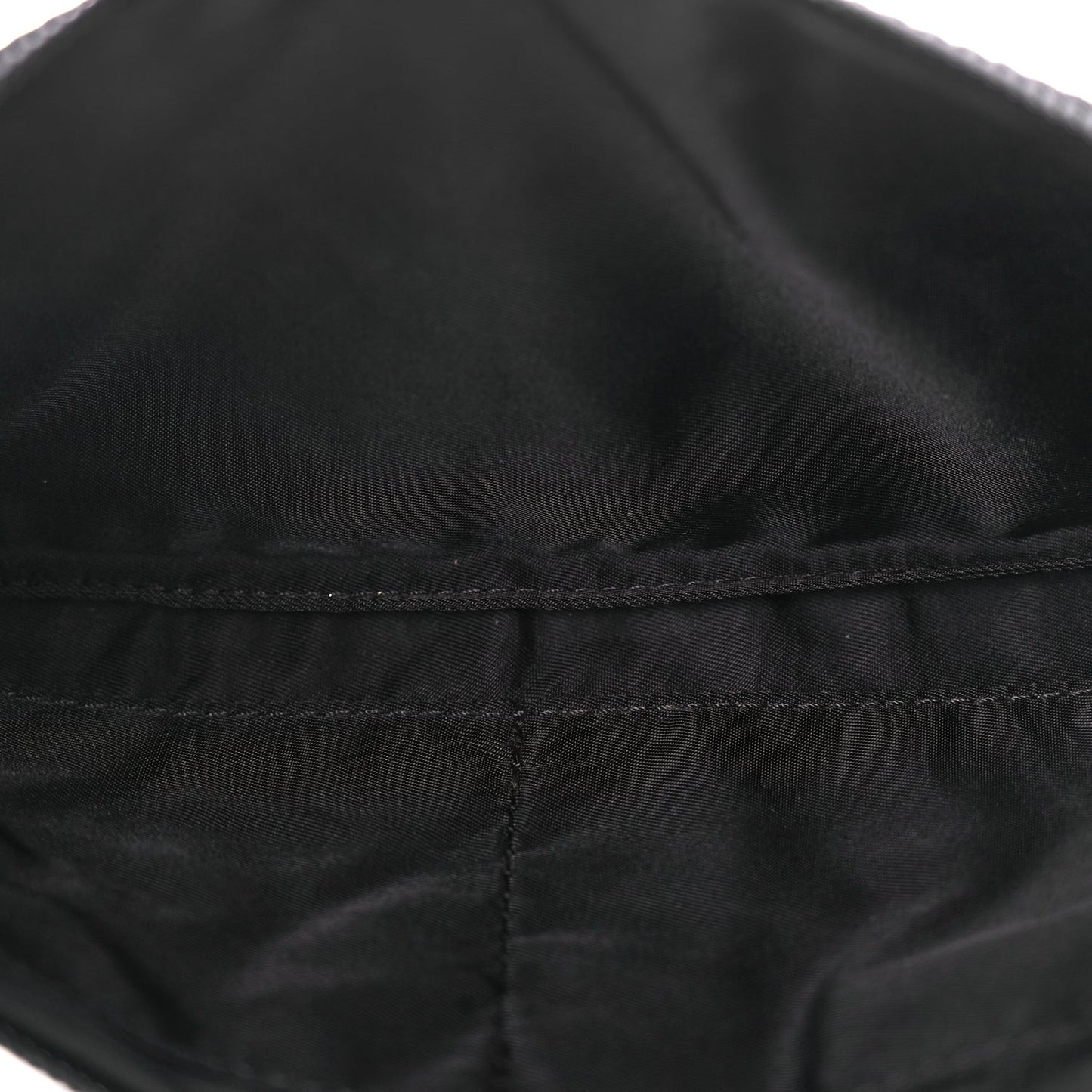 Nylon Travel Ligne Zip Wristlet Black
