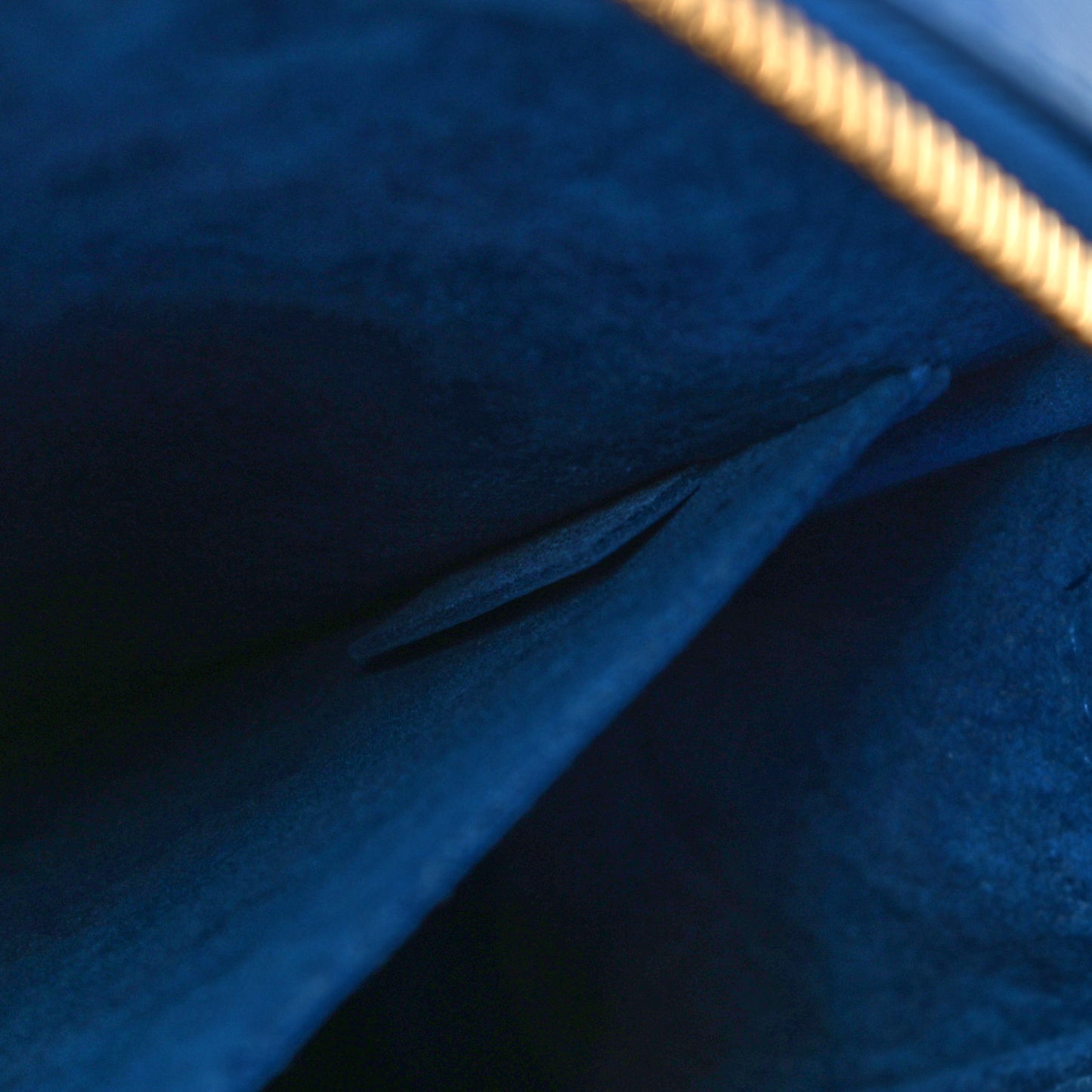 Calfskin New Wave Camera Bag Bleu Neon