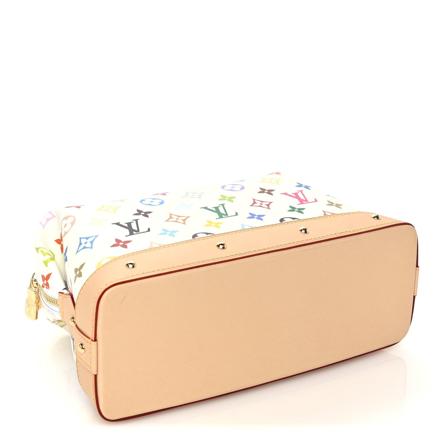 LV x TM Monogram Multicolor Cosmetic Pouch GM  White