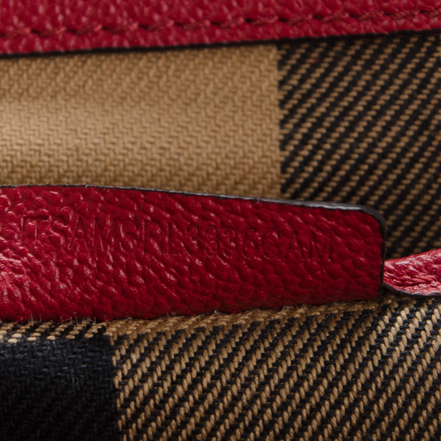 Burberry Soft Grain Calfskin Medium Buckle Tote Parade Red 8 of 8