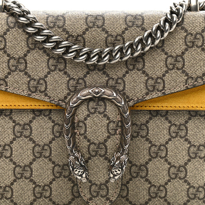 Gucci GG Supreme Monogram Mini Dionysus Shoulder Bag Yellow 7 of 8
