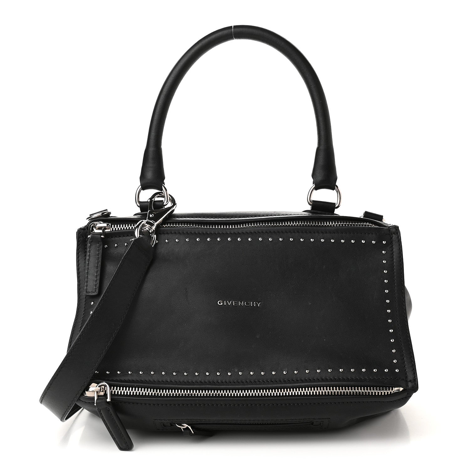 Givenchy Calfskin Studded Medium Pandora Black 1 of 12