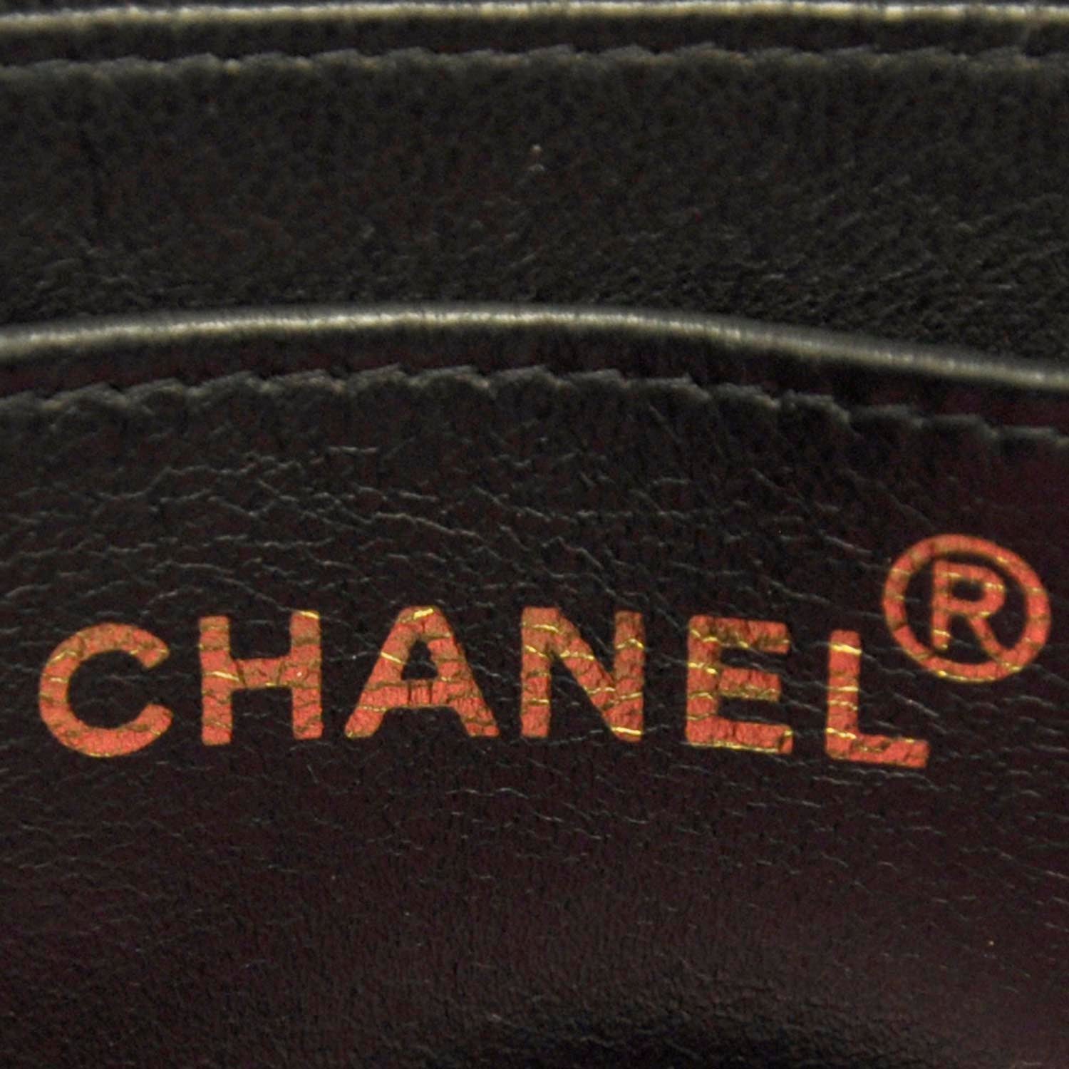 Chanel Patent Diamond Stitched Jumbo Flap Black 8 of 11