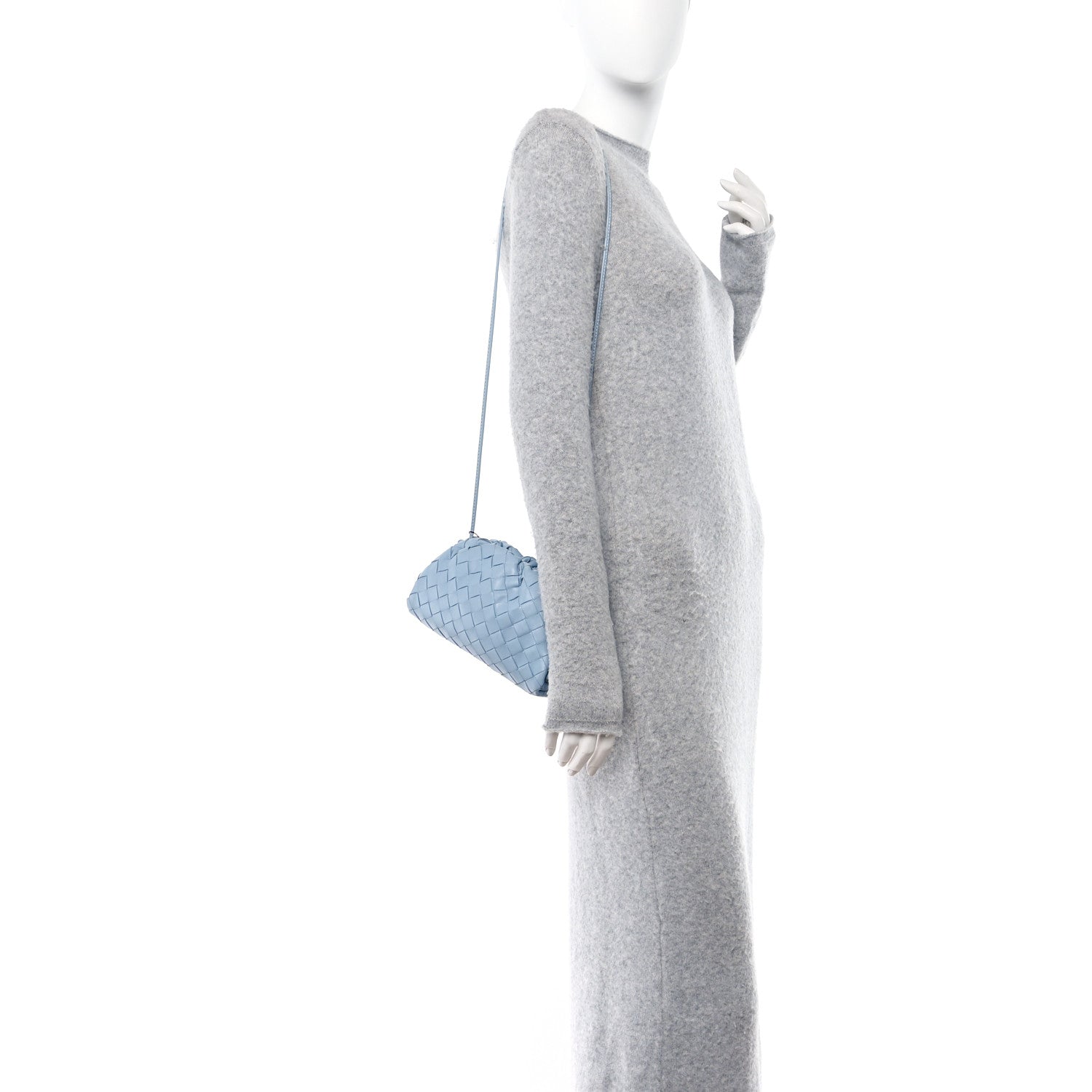 Bottega Veneta Nappa Intrecciato The Mini Pouch Ice 2 of 10