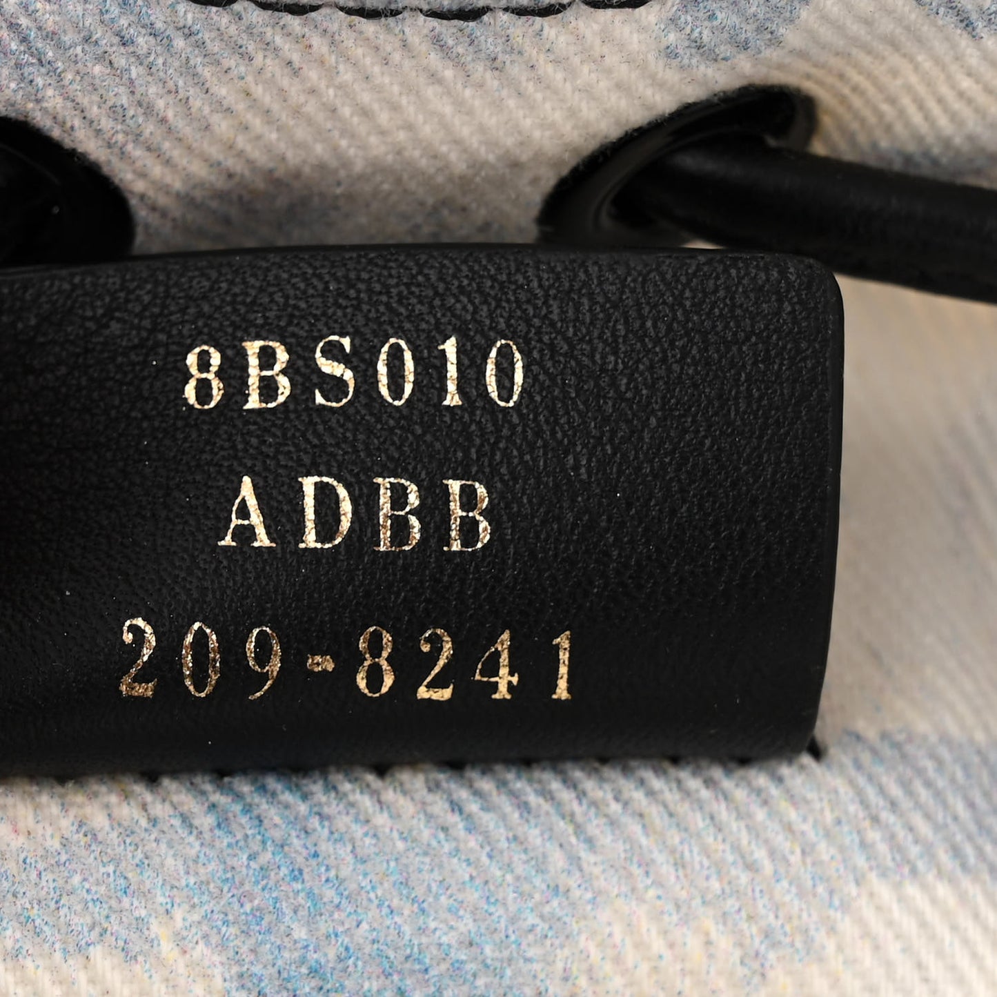 X JOSHUA VIDES Fabric Flower Clouds Embroidered Mini Mon Tresor Bucket Bag White Celeste Black