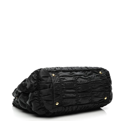 Prada Tessuto Nylon Gaufre Tote Nero Black 4 of 11