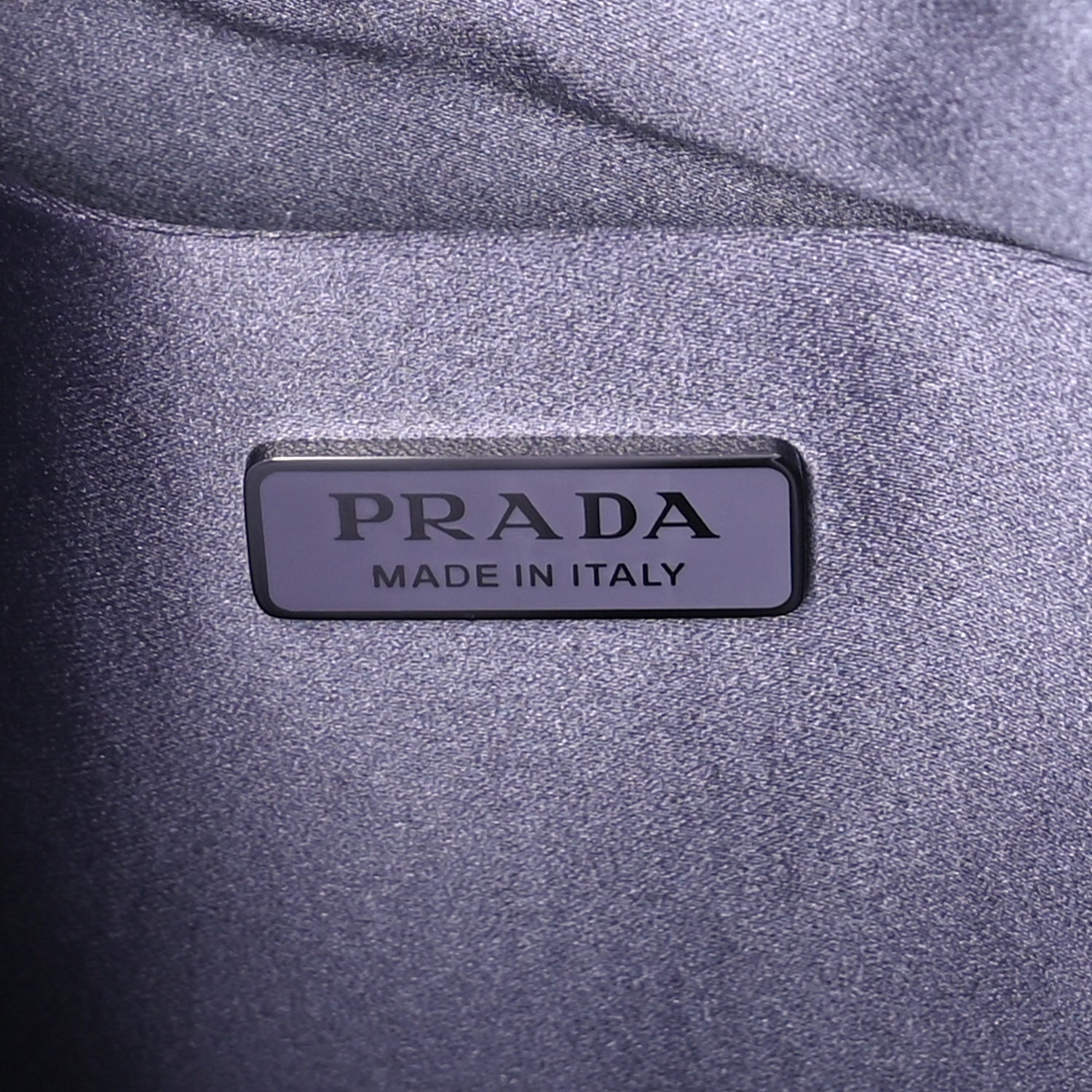 Prada Satin Crystal Cleo Adjustable Strap Shoulder Bag  Glicine 5 of 7