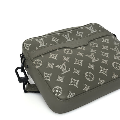 Louis Vuitton Monogram Shadow G65 Trio Messenger  Olive Green 9 of 10