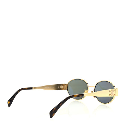 Celine Metal Triomphe 01 Sunglasses CL40235U Gold Green 8 of 12