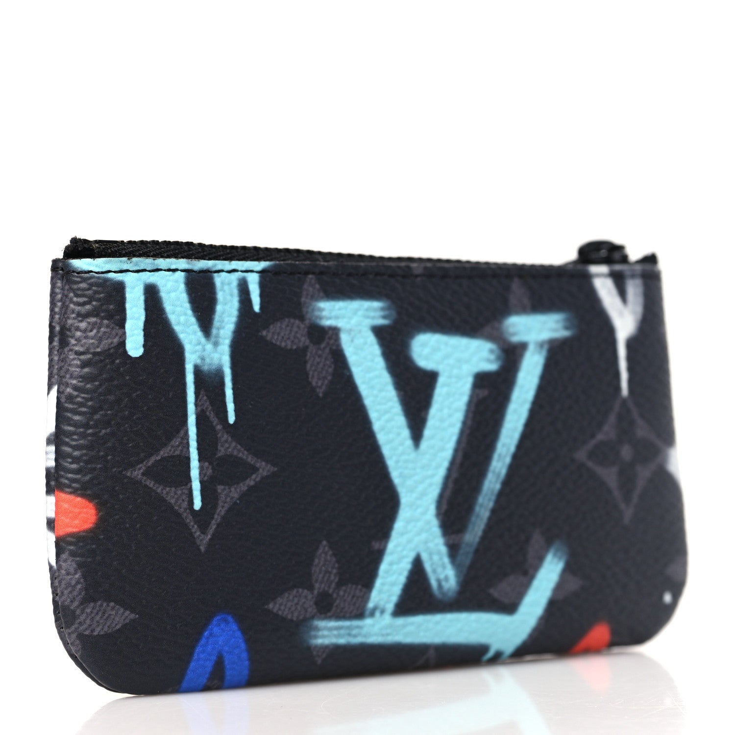 Louis Vuitton Monogram Eclipse LV Graffiti Key Pouch Multicolor 3 of 6