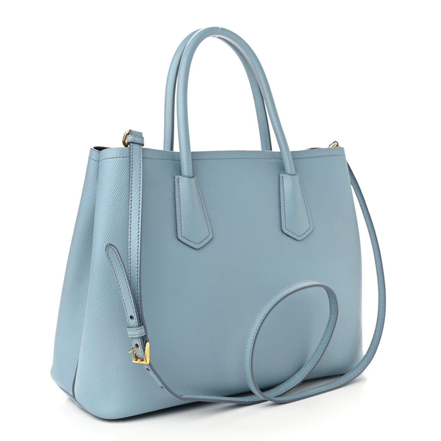 Saffiano Cuir Medium Double Bag Astrale