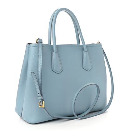 Prada Saffiano Cuir Medium Double Bag Astrale 3 of 8