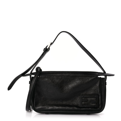 Fendi Vitello Mini Simply  Shoulder Bag Black 1 of 8
