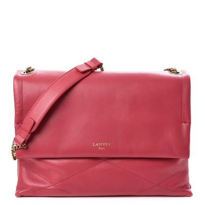 Lanvin Lambskin Quilted Medium Sugar Flap Shoulder Bag Pink 1 of 11