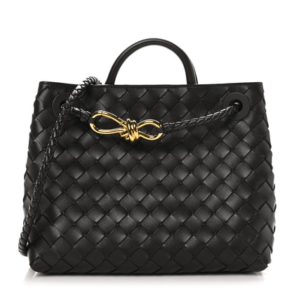 Bottega Veneta Nappa Intrecciato Small Andiamo Shoulder Bag Fondant 1 of 9