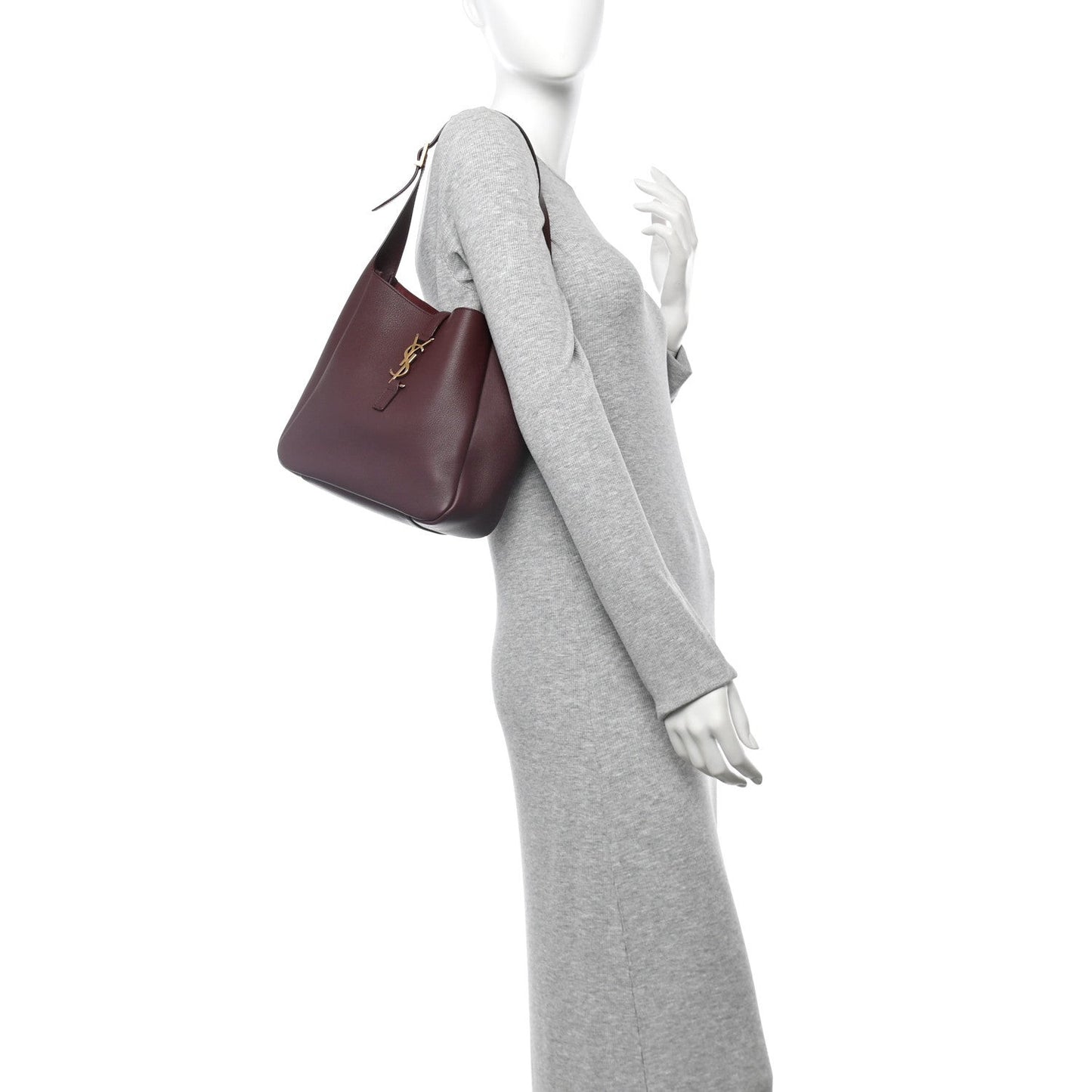 Smooth Calfskin Small Le 5 A 7 Soft Hobo Rouge Legion