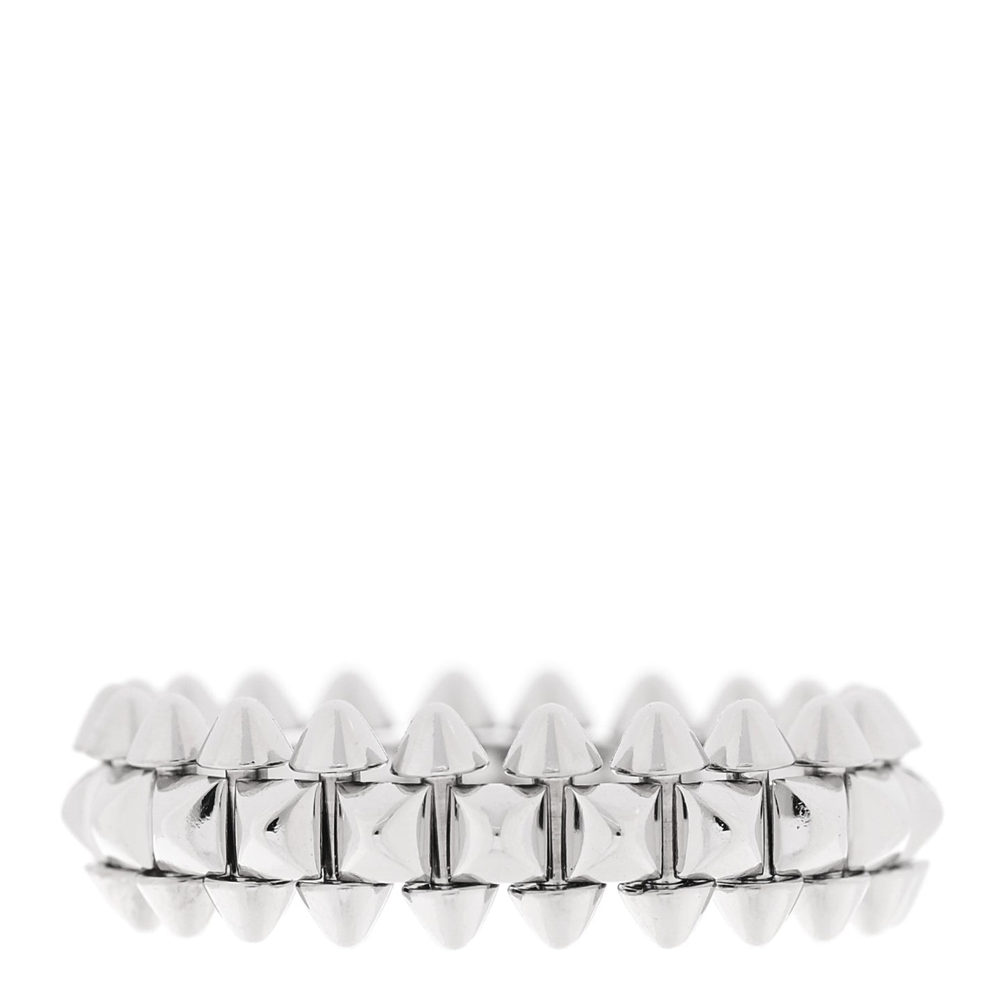 18K White Gold SM Clash De Cartier Ring 52 6