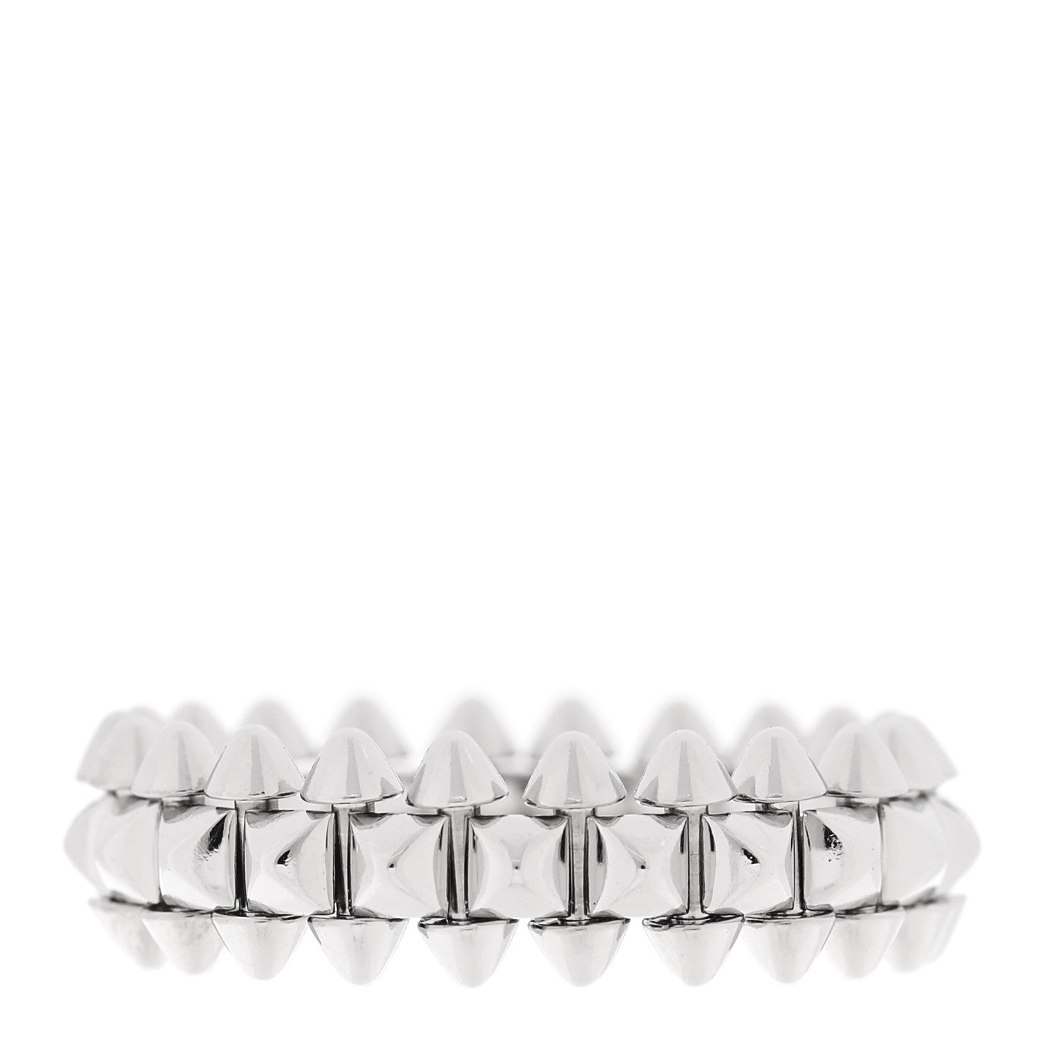Cartier 18K White Gold SM Clash De Cartier Ring 52 6 3 of 4