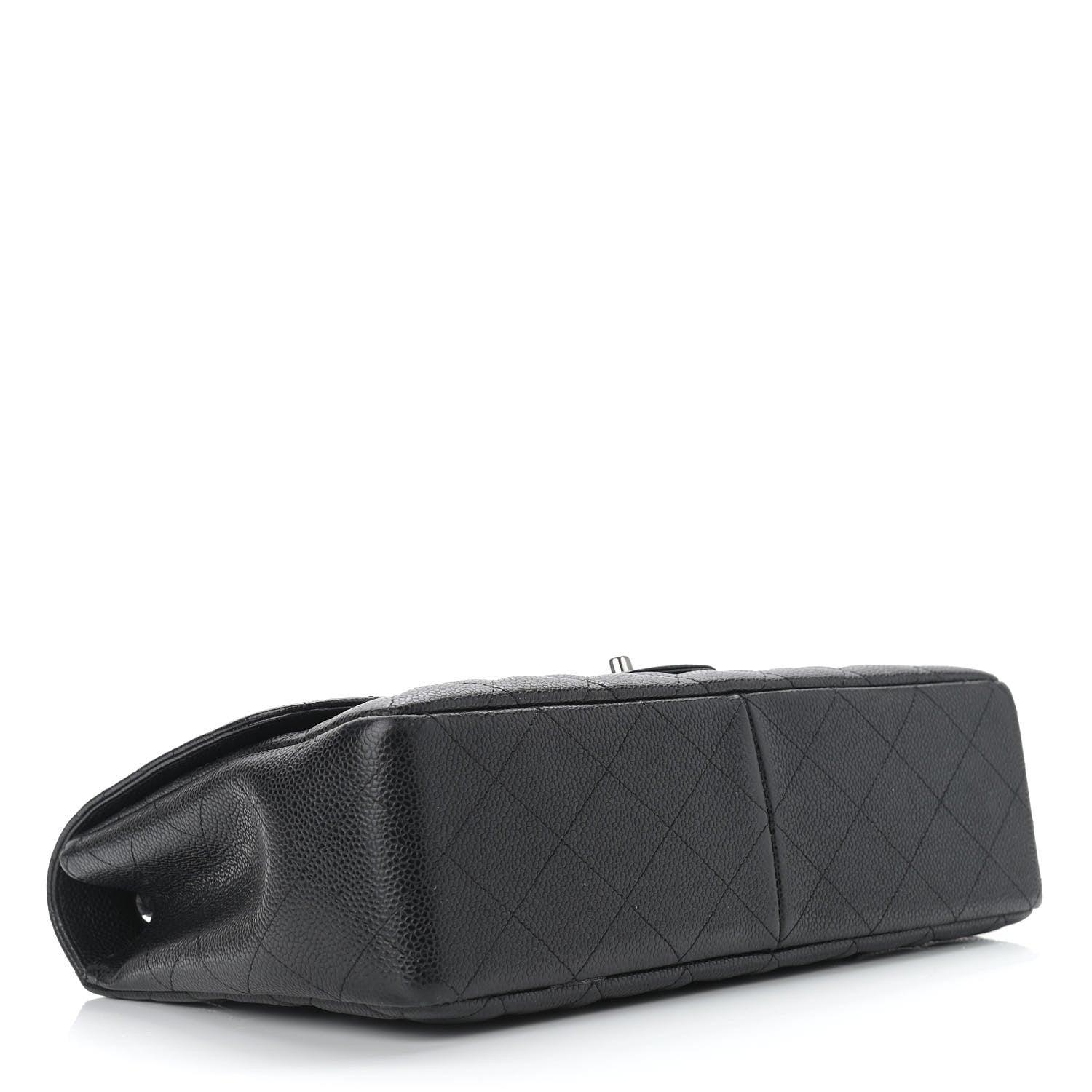 Chanel Caviar Quilted Jumbo Single Flap Black 4 of 9