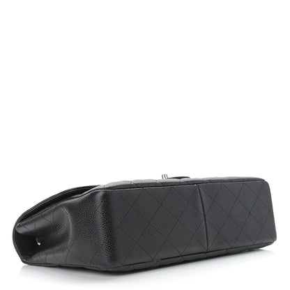 Chanel Caviar Quilted Jumbo Single Flap Black 4 of 9