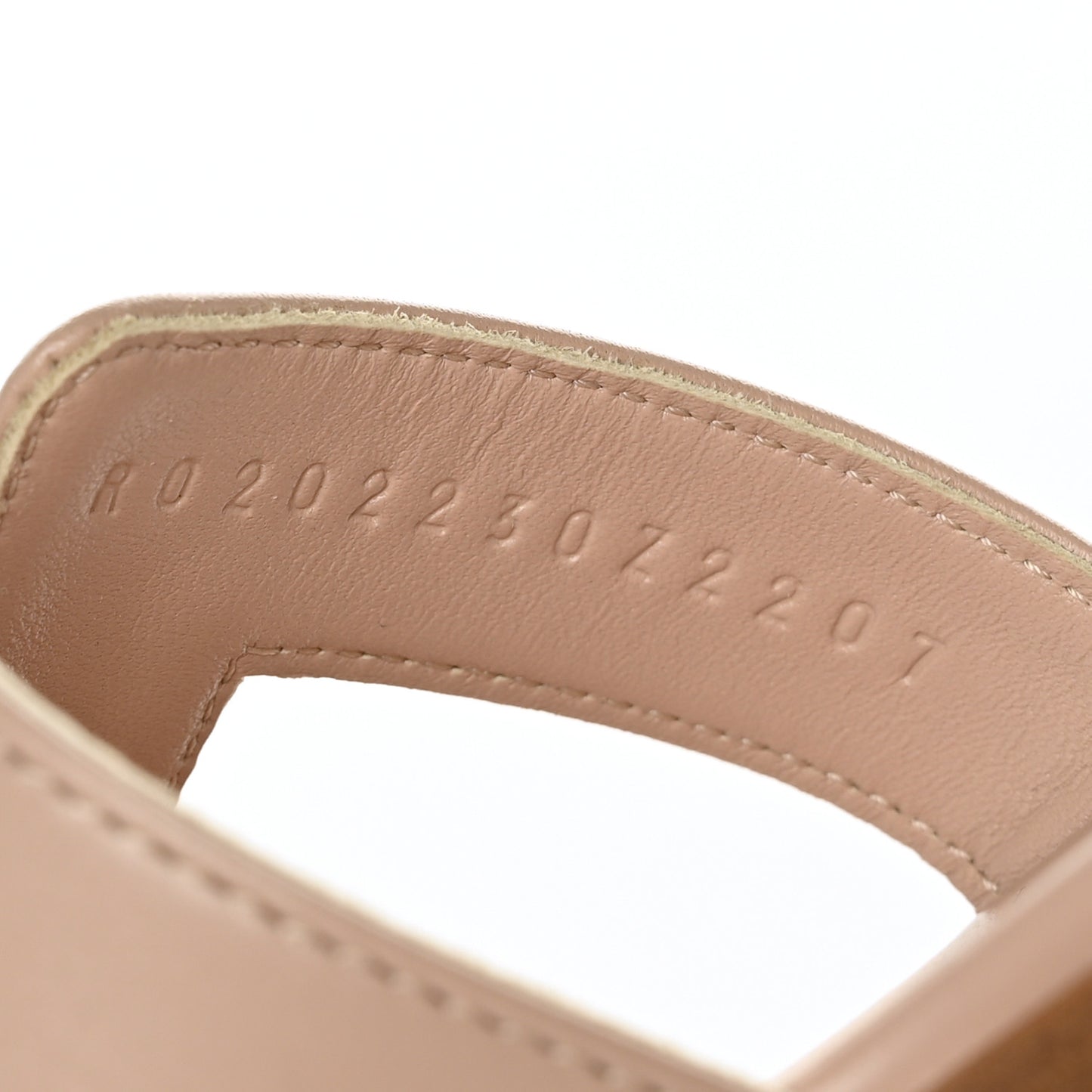 Box Calfskin Oran Sandals 36 Bois De Santal