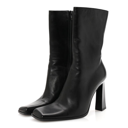 Prada Nappa Ankle Zip Boots 36 Black 4 of 8