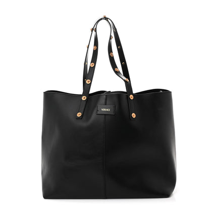 Versace Calfskin Palazzo Tote Black 1 of 13