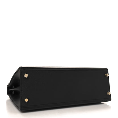 Hermes Epsom Kelly Sellier 32 Black 4 of 10