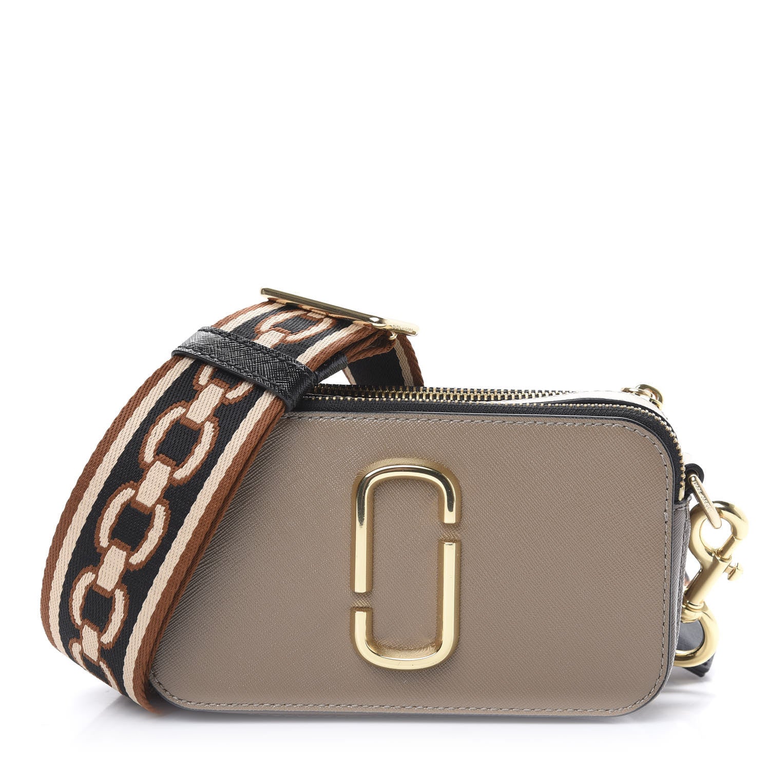 Marc Jacobs Saffiano Small Snapshot Camera Bag French Grey 1 of 11