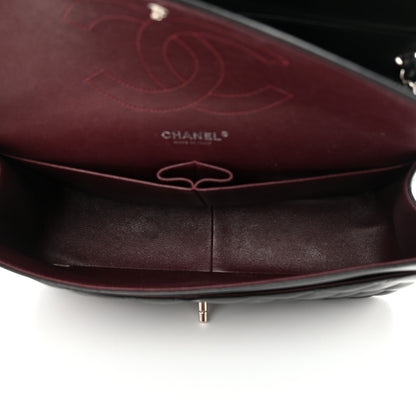 Chanel Lambskin Quilted Jumbo Double Flap Black 5 of 19