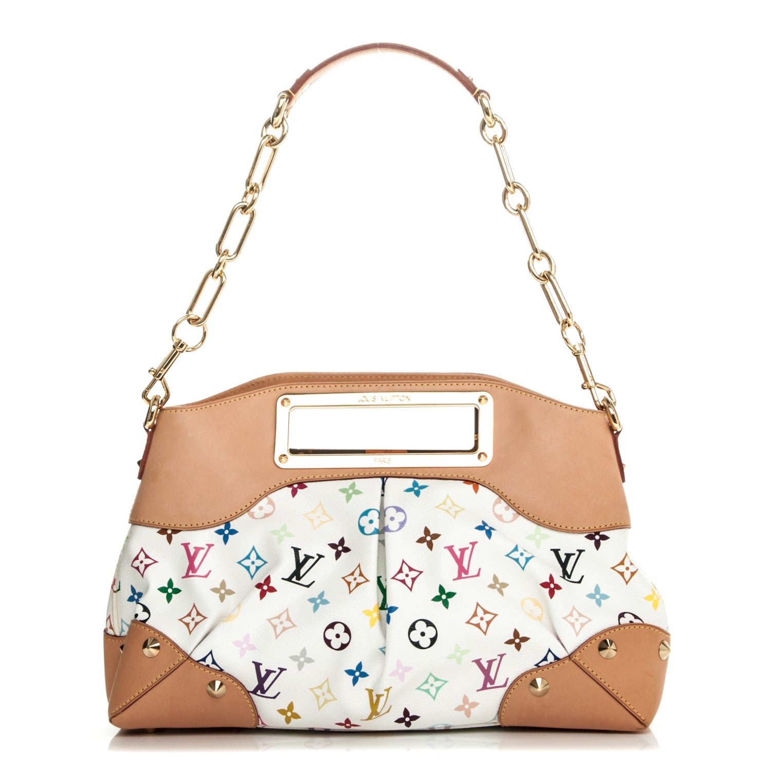 Louis Vuitton Monogram Multicolor Judy MM White 1 of 8
