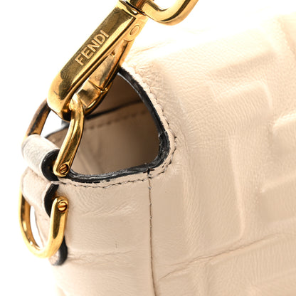 Fendi Nappa FF 1974 Embossed Baguette Camelia 10 of 11