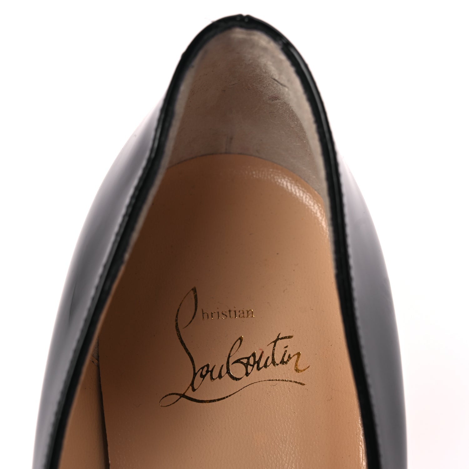 FASHIONPHILE Christian Louboutin Patent Pigalle 100 Pumps 40.5 Black 7 of 9