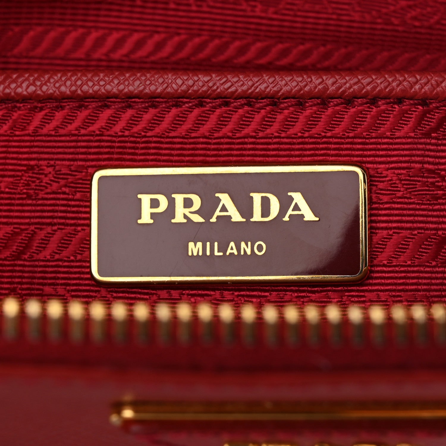 Prada Saffiano Lux Large Galleria Double Zip Tote Fuoco 6 of 11