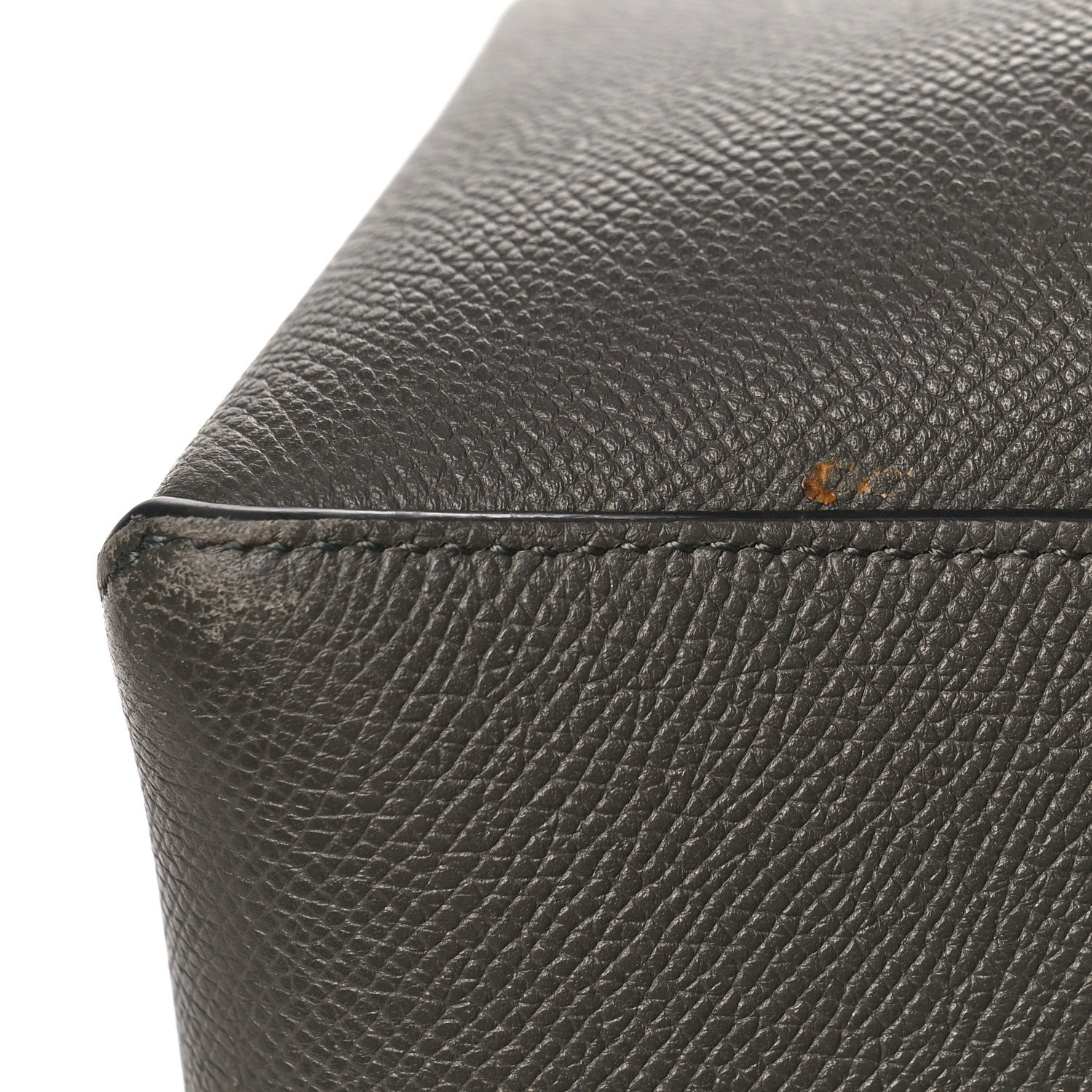 Celine Grained Calfskin Micro Belt Bag Grey 9 of 10