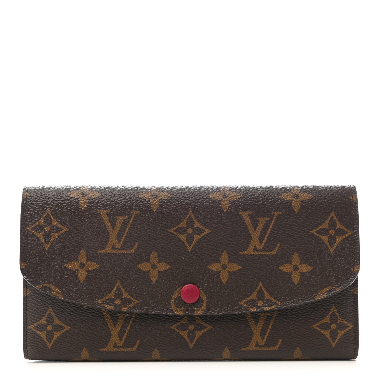 Louis Vuitton Monogram Emilie Wallet Fuchsia 1 of 8