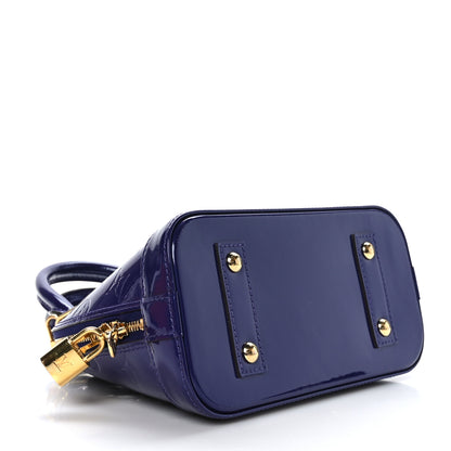Louis Vuitton Vernis Alma BB Blueberry 4 of 9