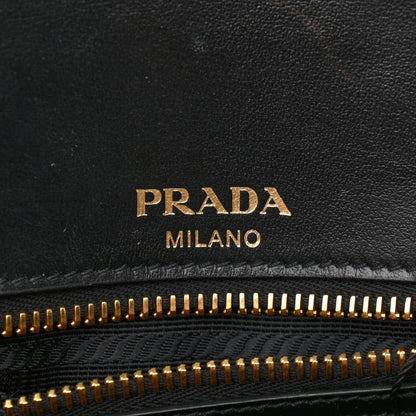 Prada Saffiano Flap Shoulder Bag Black 5 of 8