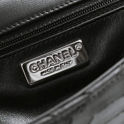 Chanel Snakeskin Baguette Crystal Clutch Black 7 of 9