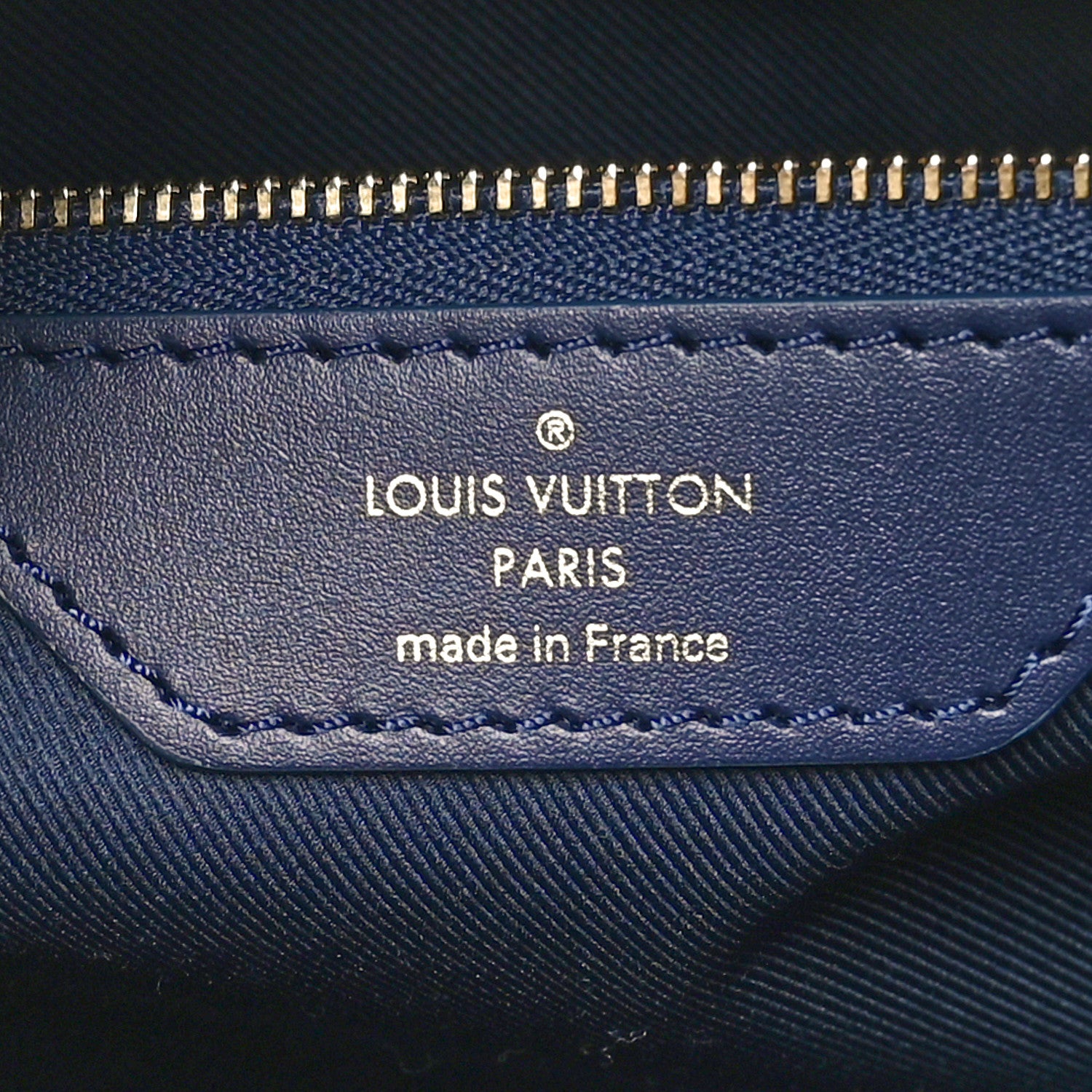 Louis Vuitton Monoglam Keepall 45 Blue 5 of 8