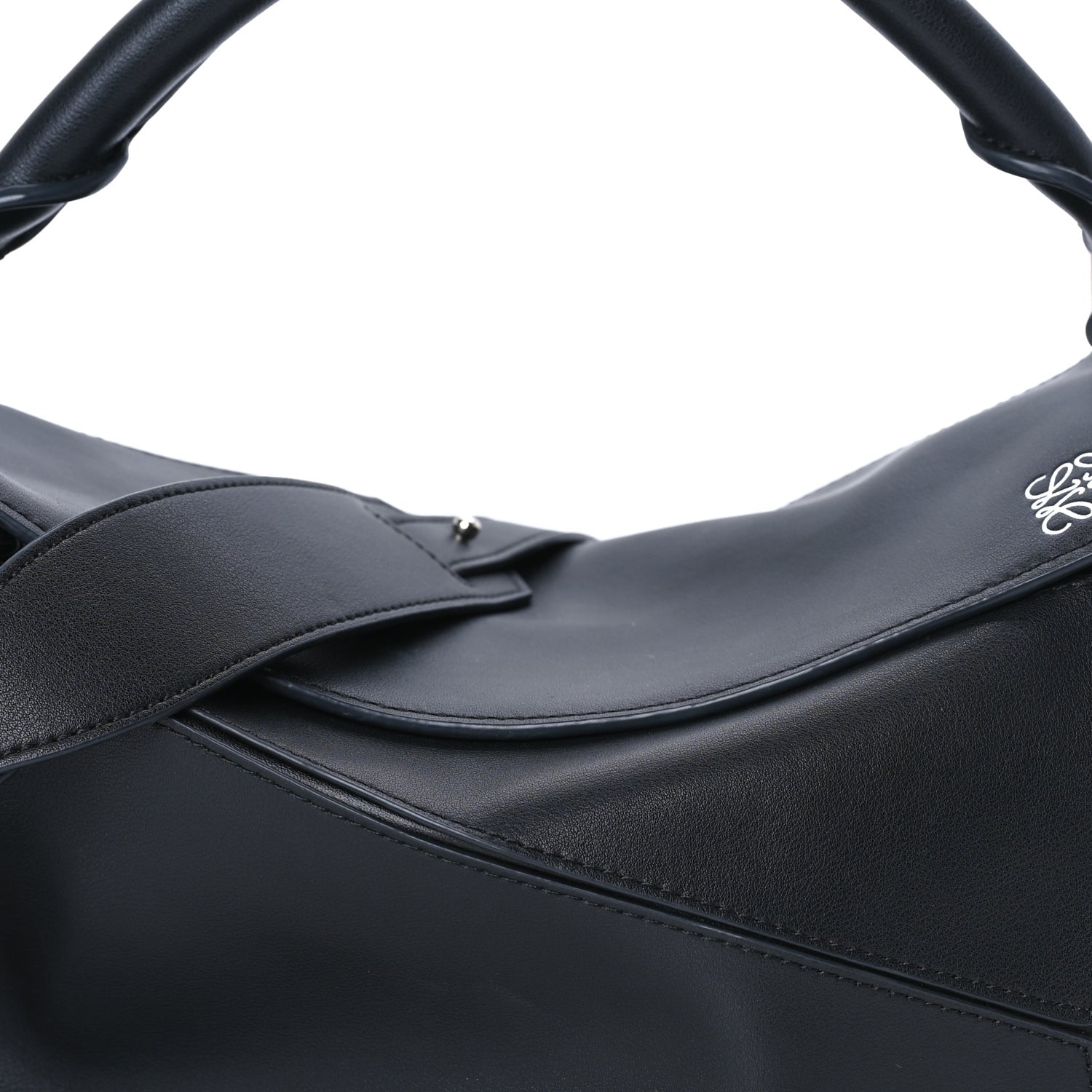 Loewe Calfskin Small Puzzle Bag  Black 6 of 7