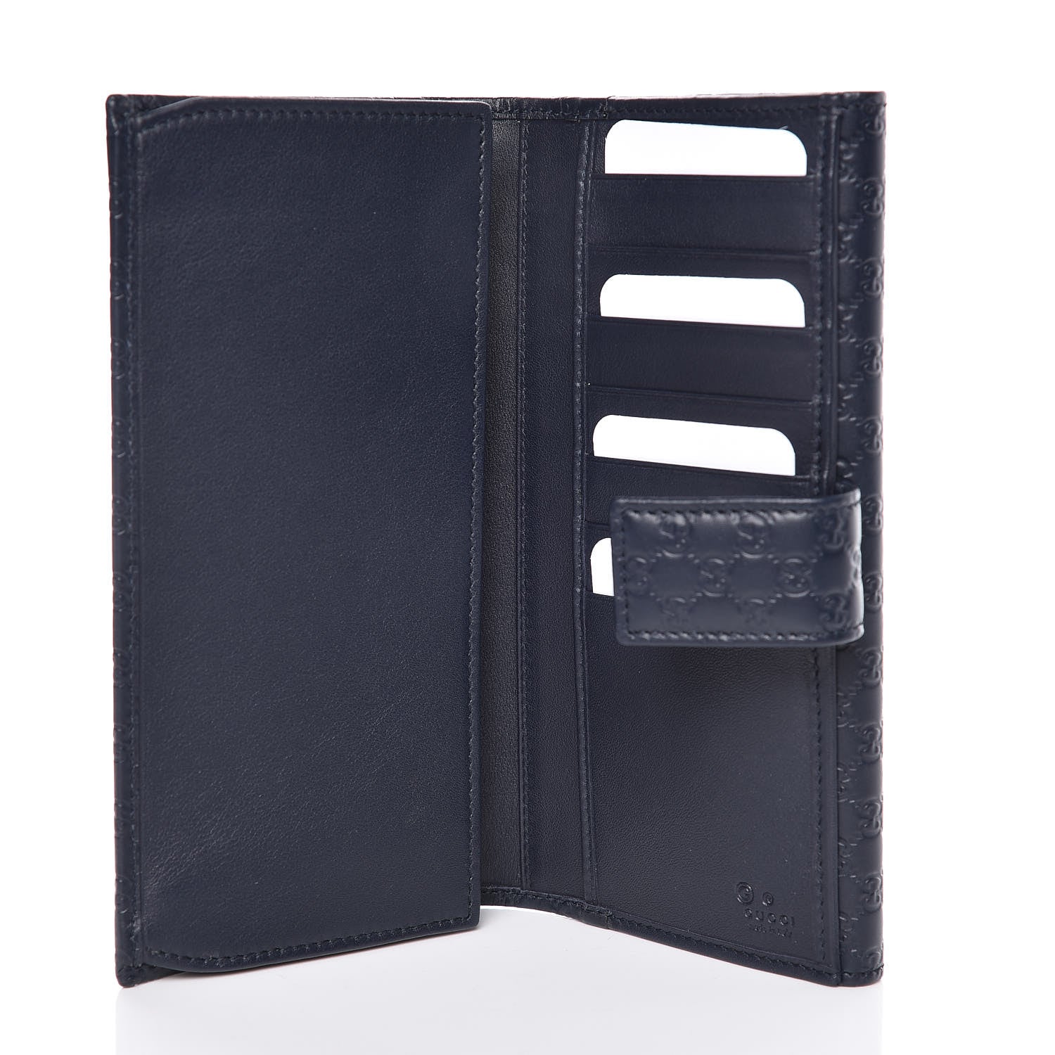 Gucci Microguccissima Continental Flap Wallet Navy 6 of 9